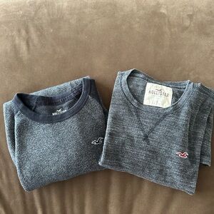 Hollister Gray Classic Crewneck Sweater